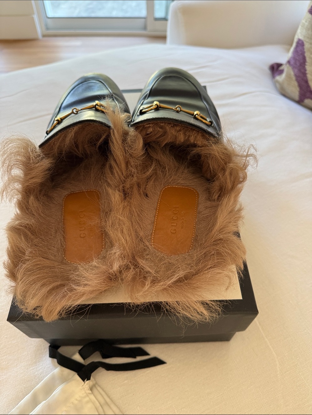 Gucci Princetown Mules size 40.5 black - Picture 4 of 6